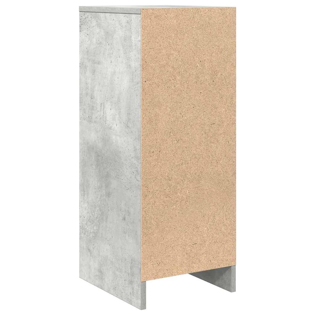 vidaXL Ντουλάπι Γκρι Σκυροδέματος 29,5x34x76 εκ. Επεξεργασμένο Ξύλο