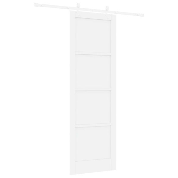 vidaXL Συρόμενη Πόρτα Λευκό 78 x 232 cm