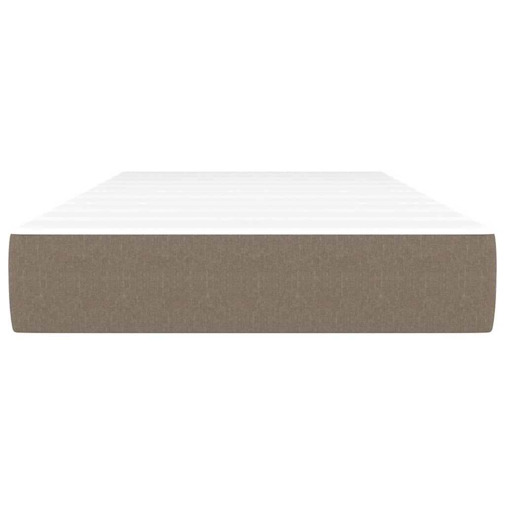 vidaXL Στρώμα με Pocket Springs για Παιδιά Taupe 80x160εκ Υφασμάτινο