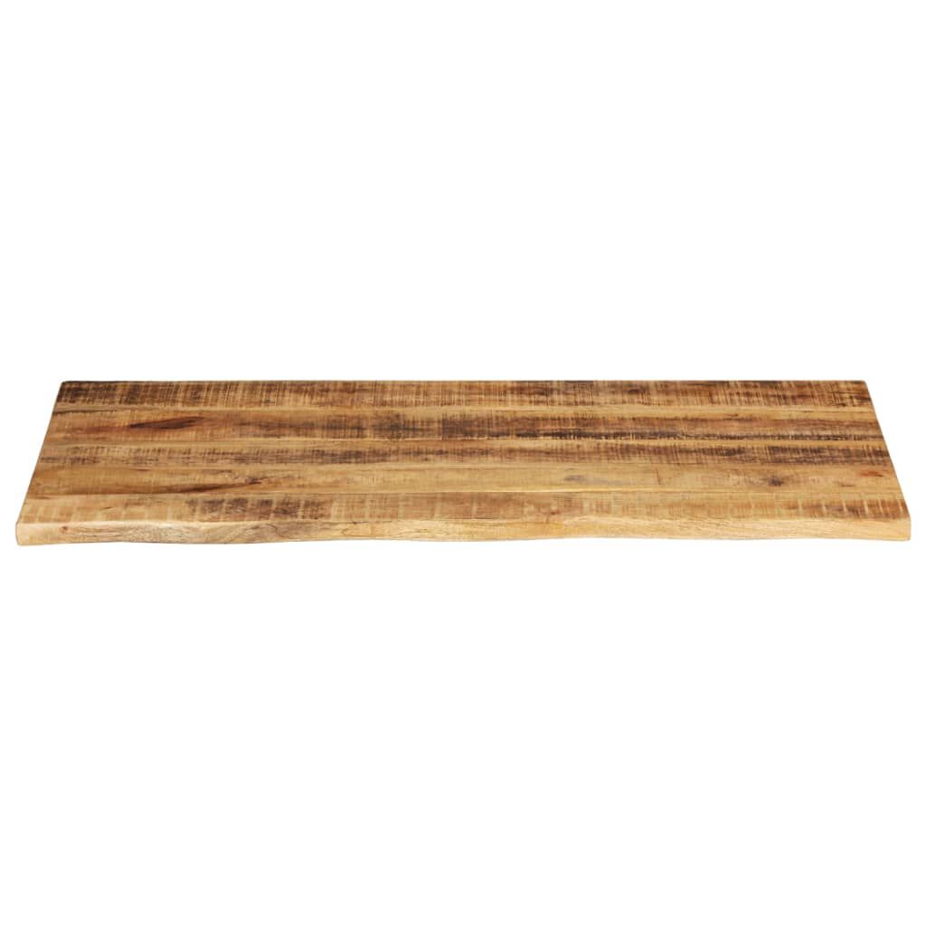 vidaXL Επιφάνεια Τραπεζιού 100x60x2,5 εκ. Live Edge Μασίφ Ξύλο Μάνγκο