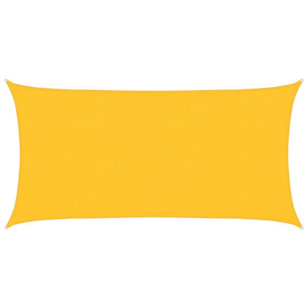 vidaXL Πανί Σκίασης Κίτρινο 2,5 x 4,5 μ. 160 γρ./μ² από HDPE