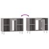 vidaXL Ντουλάπι Μπάνιου Γκρι Sonoma 80 x 33 x 60 εκ. από Επεξεργ. Ξύλο