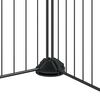 vidaXL Κλουβί Κατοικίδιων με 20 Πάνελ + Πόρτα Μαύρο 35 x 35εκ Ατσάλινο
