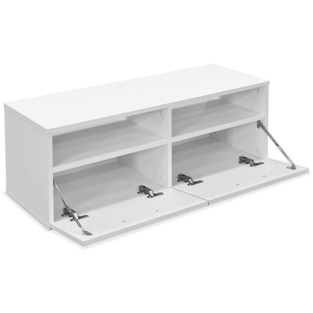 vidaXL Έπιπλο Τηλεόρασης Λευκό 95 x 35 x 36 εκ. από Επεξ. Ξύλο