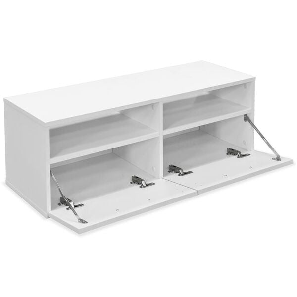 vidaXL Έπιπλο Τηλεόρασης Λευκό 95 x 35 x 36 εκ. από Επεξ. Ξύλο