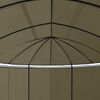 vidaXL Κιόσκι με Κουρτίνες Taupe 520 x 349 x 255 εκ. 180 γρ./μ²