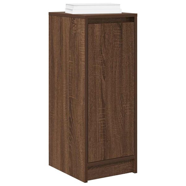 vidaXL Παπουτσοθήκη Καφέ Δρυς 29,5x34x76 εκ. από Επεξεργ. Ξύλο