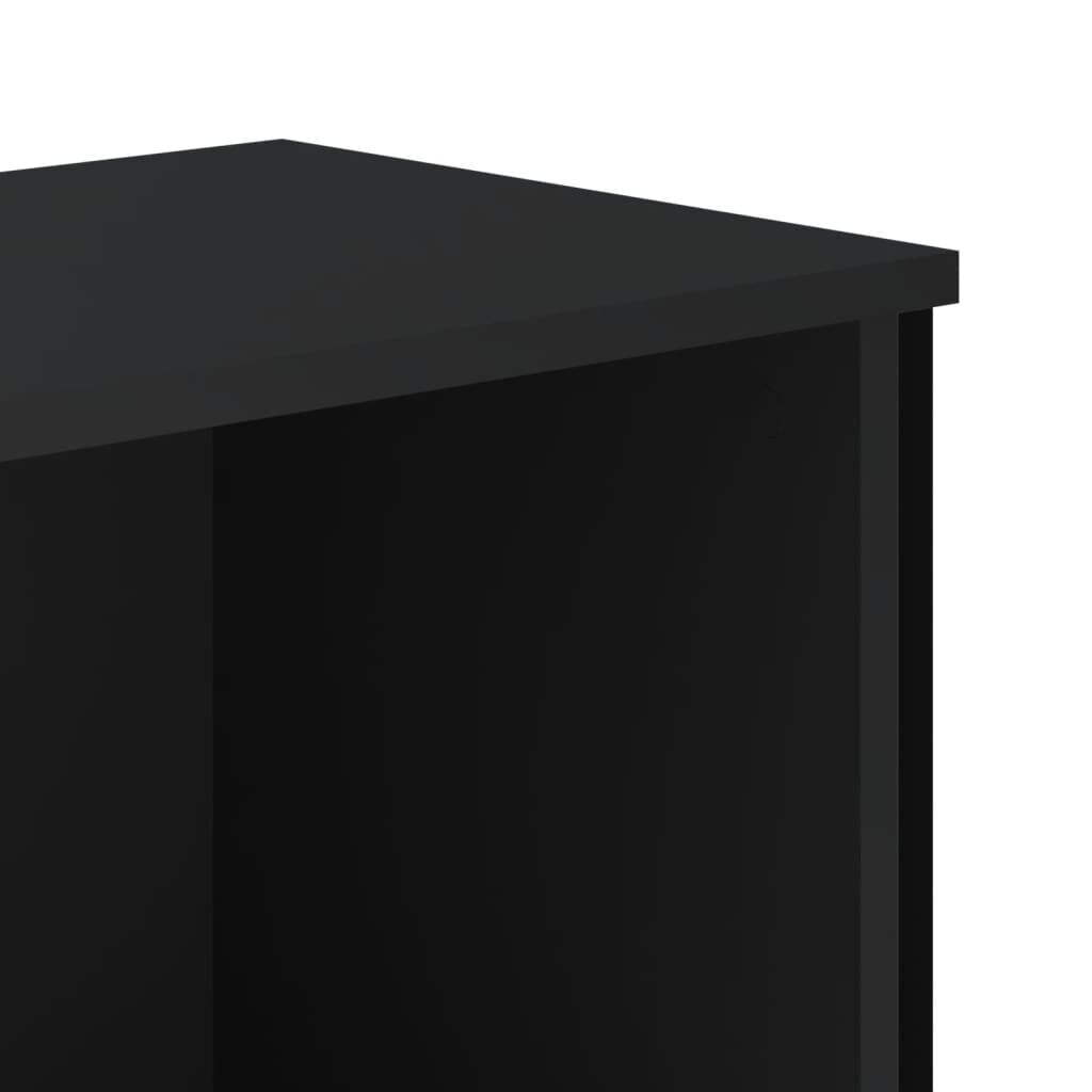 vidaXL Παπουτσοθήκη Μαύρο 90x38x45,5 εκ. από Επεξεργασμένο Ξύλο