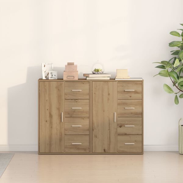 vidaXL Παρθένα έπιπλα 2 τεμ Καρυδιά 60x31x84 εκ Επεξεργασμένο ξύλο