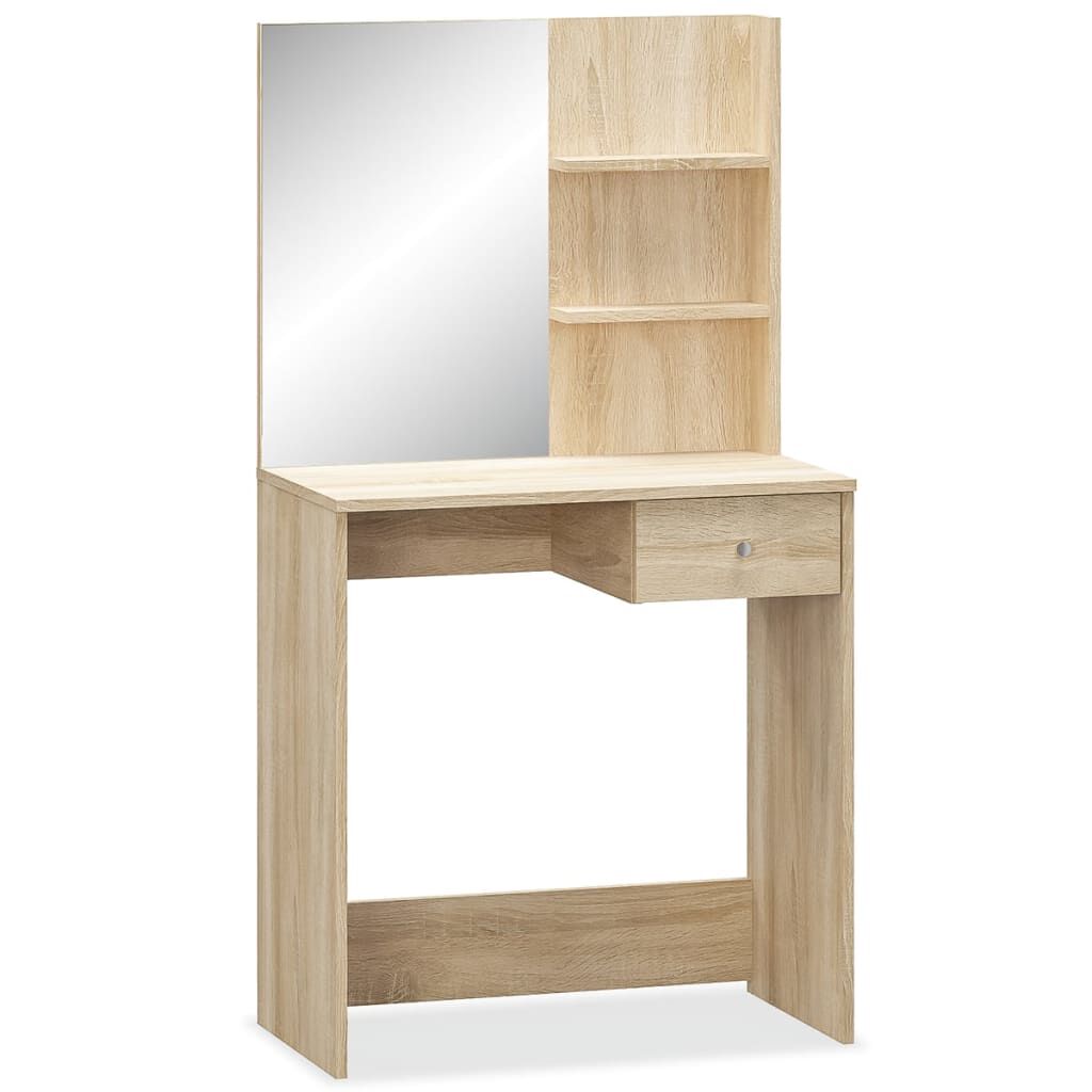 vidaXL Μπουντουάρ Χρ. Δρυός 75 x 40 x 141 εκ. από Επεξ. Ξύλο