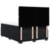 vidaXL Κρεβάτι Boxspring με Στρώμα Μαύρο 140x190 εκ. Βελούδινο