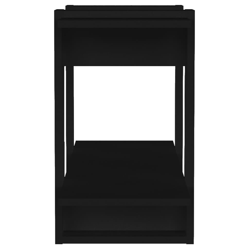 vidaXL Βιβλιοθήκη/Διαχωριστικό Χώρου Μαύρο 80 x 30 x 51 εκ.