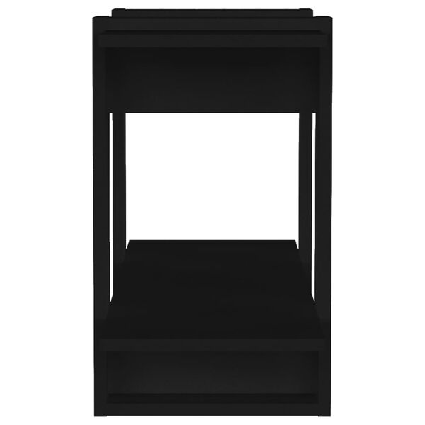 vidaXL Βιβλιοθήκη/Διαχωριστικό Χώρου Μαύρο 80 x 30 x 51 εκ.