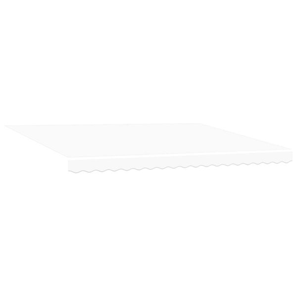 vidaXL Ανασυρόμενη Τέντα Λευκή 450x300 cm