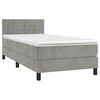 vidaXL &Kappa;&rho;&epsilon;&beta;ά&tau;&iota; Boxspring &mu;&epsilon; &Sigma;&tau;&rho;ώ&mu;&alpha; &Alpha;&nu;&omicron;&iota;&chi;&tau;ό &Gamma;&kappa;&rho;&iota; 100x200 &epsilon;&kappa;. &Beta;&epsilon;&lambda;&omicron;ύ&delta;&iota;&nu;&omicron;