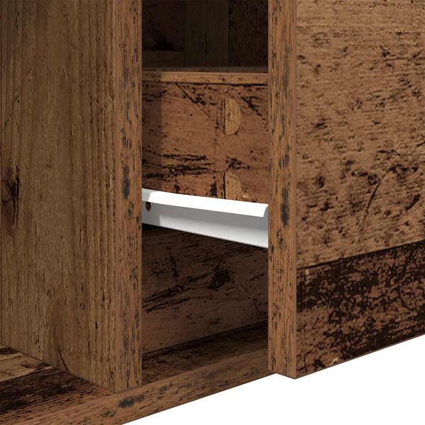 vidaXL Έπιπλο Τηλεόρασης Παλιό ξύλο 60x31x25,5 εκ. Επεξεργασμένο Ξύλο