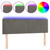 vidaXL &Kappa;&epsilon;&phi;&alpha;&lambda;ά&rho;&iota; &Kappa;&rho;&epsilon;&beta;&alpha;&tau;&iota;&omicron;ύ LED &Sigma;&kappa;&omicron;ύ&rho;&omicron; &Gamma;&kappa;&rho;&iota; 144x5x78/88 &epsilon;&kappa;. &Beta;&epsilon;&lambda;&omicron;ύ&delta;&iota;&nu;&omicron;