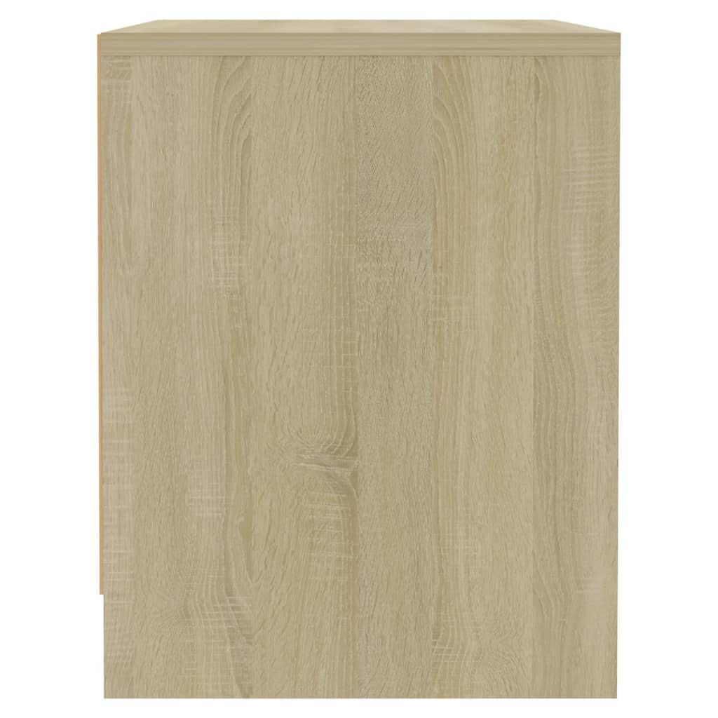 vidaXL Κομοδίνο Sonoma Δρυς 45x34x44,5 εκ. από Επεξεργασμένο Ξύλο