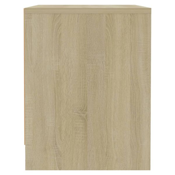 vidaXL Κομοδίνο Sonoma Δρυς 45x34x44,5 εκ. από Επεξεργασμένο Ξύλο