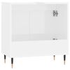 vidaXL Ντουλάπι Μπάνιου Γυαλ. Λευκό 58 x 33 x 60 εκ. από Επεξεργ. Ξύλο