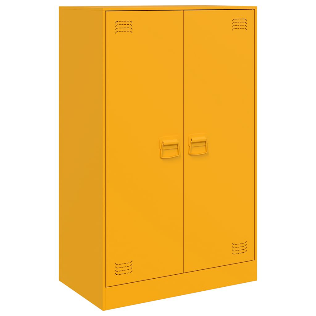 vidaXL Ντουλάπι Μουσταρδί 67 x 39 x 107 εκ. από Ατσάλι