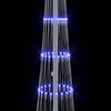 vidaXL LED Χριστουγεννιάτικο Δέντρο Μπλε 51 x 51 x 190 εκ Μέταλλο