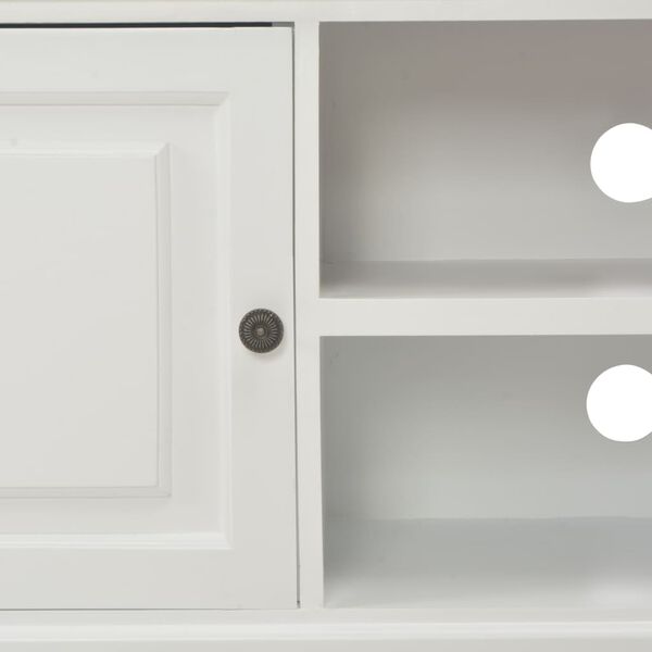vidaXL Έπιπλο Τηλεόρασης Λευκό 90 x 30 x 40 εκ. Ξύλινο