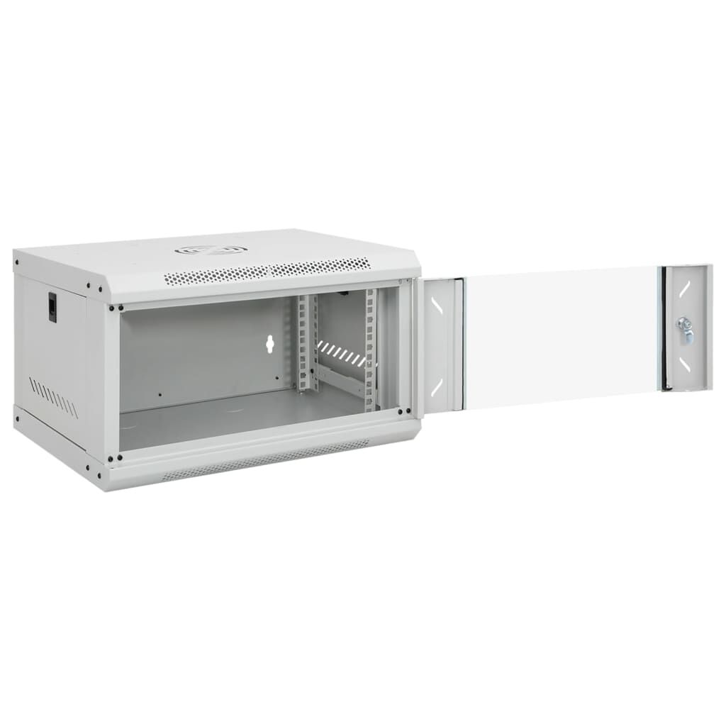 vidaXL Καμπίνα Δικτύου Επιτοίχια 6U 19'' IP20 53x40x30 εκ.