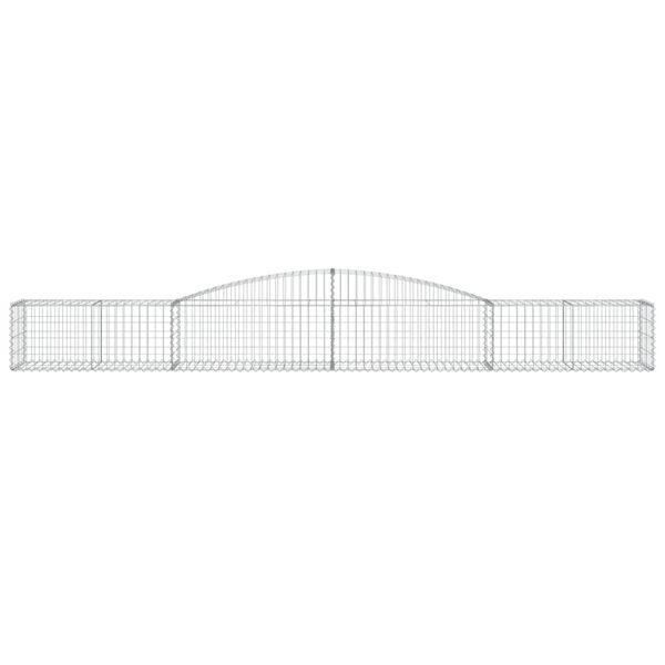 vidaXL Συρματοκιβώτια Τοξωτά 5 τεμ. 400x50x40/60 εκ. Γαλβαν. Ατσάλι