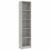 vidaXL &Beta;&iota;&beta;&lambda;&iota;&omicron;&theta;ή&kappa;&eta; &mu;&epsilon; 5 &Rho;ά&phi;&iota;&alpha; &Gamma;&kappa;&rho;&iota; &Sigma;&kappa;&upsilon;&rho;&omicron;&delta;έ&mu;. 40x24x175 &epsilon;&kappa;. &Epsilon;&pi;&epsilon;&xi;. &Xi;ύ&lambda;&omicron;
