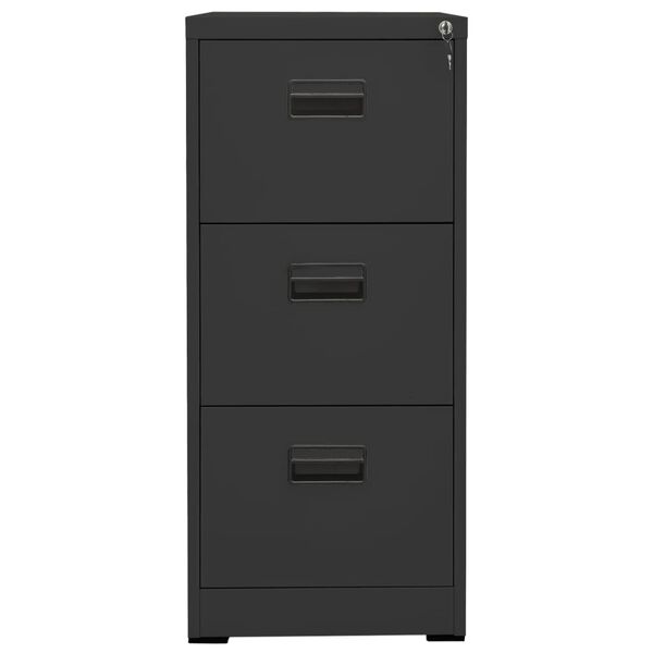 vidaXL Αρχειοθήκη Ανθρακί 46 x 62 x 102,5 εκ. από Ατσάλι