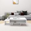 vidaXL Τραπεζάκι Σαλονιού Λευκό 105 x 55 x 32 εκ. από Επεξ. Ξύλο