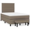 vidaXL &Kappa;&rho;&epsilon;&beta;ά&tau;&iota; Boxspring &mu;&epsilon; &Sigma;&tau;&rho;ώ&mu;&alpha; Taupe 120x200 &epsilon;&kappa;. &Upsilon;&phi;&alpha;&sigma;&mu;ά&tau;&iota;&nu;&omicron;