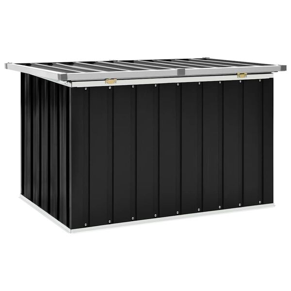 vidaXL Μπαούλο Αποθήκευσης Κήπου Ανθρακί 109 x 67 x 65 εκ.