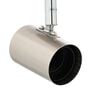 vidaXL Σποτ οροφής Βουρτσισμένο νικέλιο 26 x 6.5 x 11.5 εκ Ατσάλι