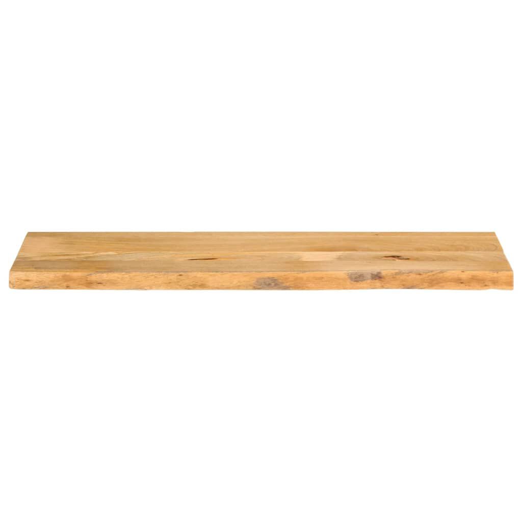 vidaXL Επιφάνεια Τραπεζιού 120x20x3,8 εκ. Live Edge Μασίφ Ξύλο Μάνγκο