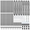 vidaXL Στύλος Περιφράξεων Άλλο 52 pcs Ασημί 3.2 x 3.2 x 60 εκ Ατσάλι
