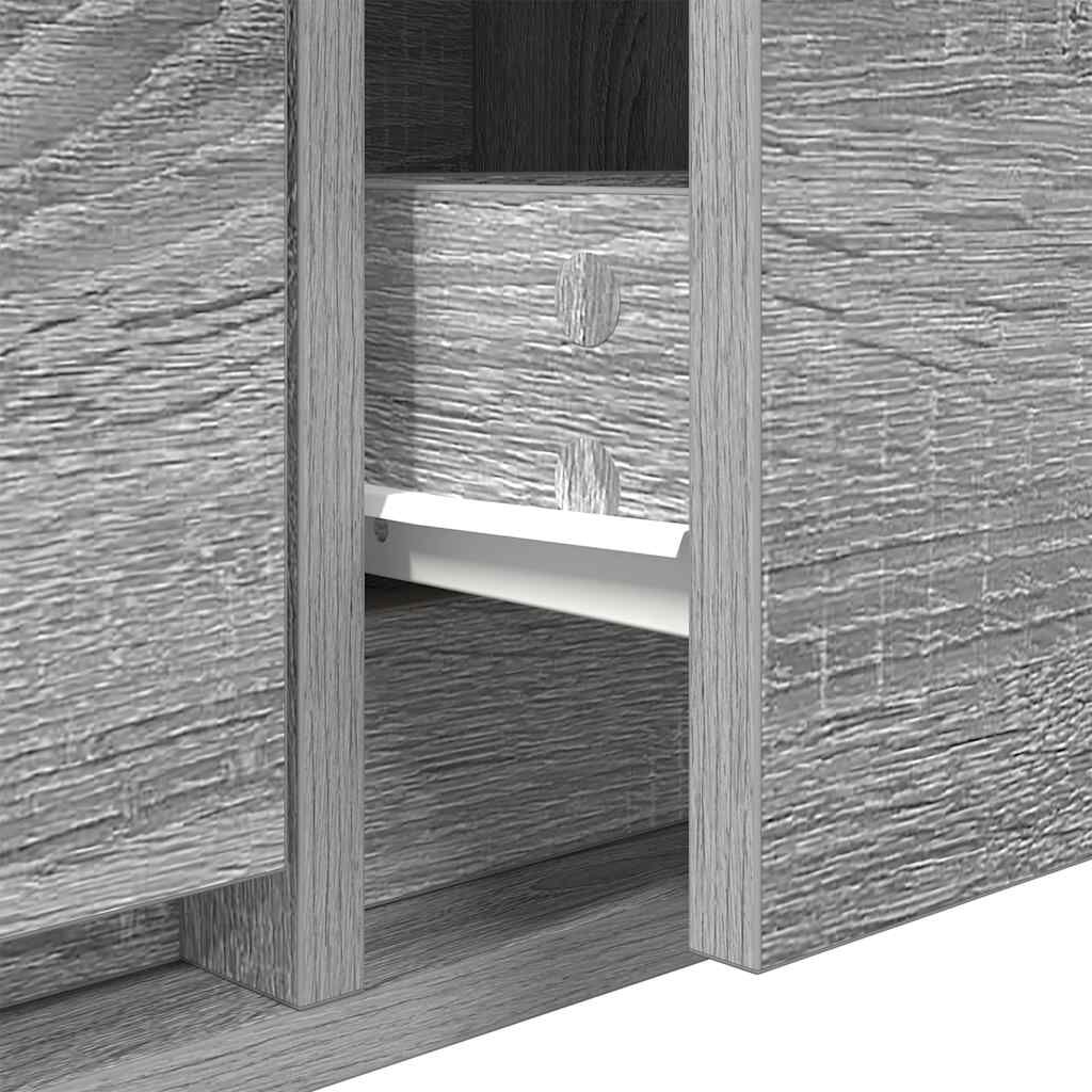 vidaXL Έπιπλο Τηλεόρασης Γκρι Sonoma 60x31x25,5 εκ. Επεξεργασμένο Ξύλο