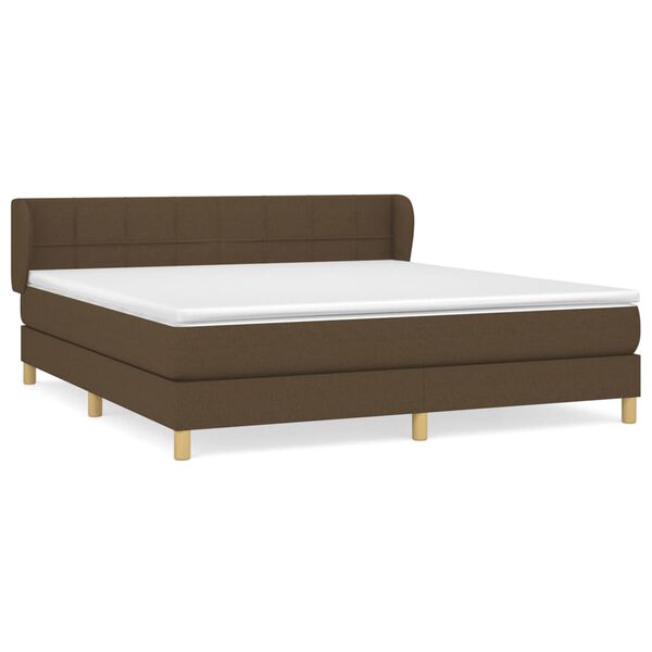 vidaXL &Kappa;&rho;&epsilon;&beta;ά&tau;&iota; Boxspring &mu;&epsilon; &Sigma;&tau;&rho;ώ&mu;&alpha; &Sigma;&kappa;&omicron;ύ&rho;&omicron; &Kappa;&alpha;&phi;έ 160x200 &epsilon;&kappa; &Upsilon;&phi;&alpha;&sigma;&mu;ά&tau;&iota;&nu;&omicron;