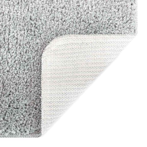 vidaXL Πατάκι μπάνιου 3 pcs Γκρι 50 x 50 cm Πολυπροπυλένιο