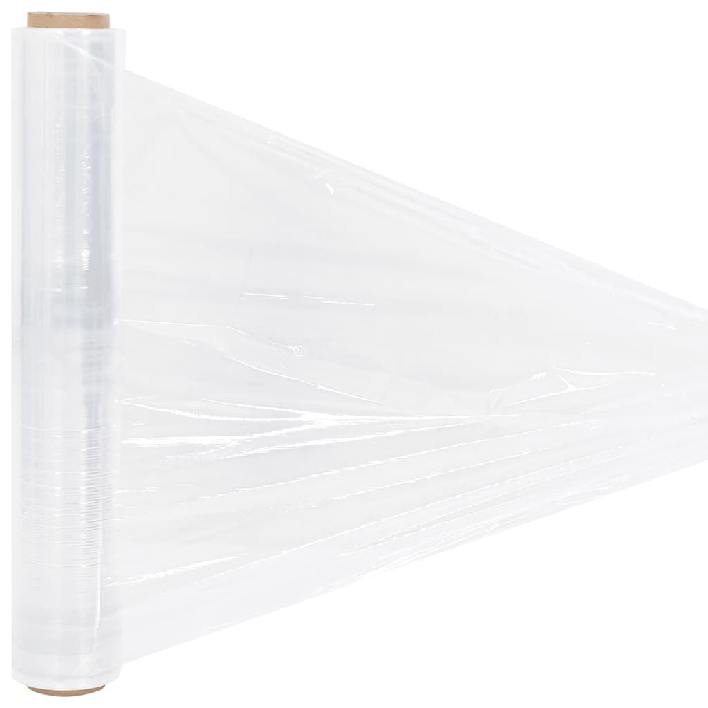 vidaXL Stretch Film 2 τεμάχια Διαφανές 20 μm 50 cm x 150 m