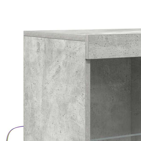 vidaXL Ντουλάπι Γκρι Σκυροδέματος 81x37x100 εκ. Επεξεργασμένο Ξύλο