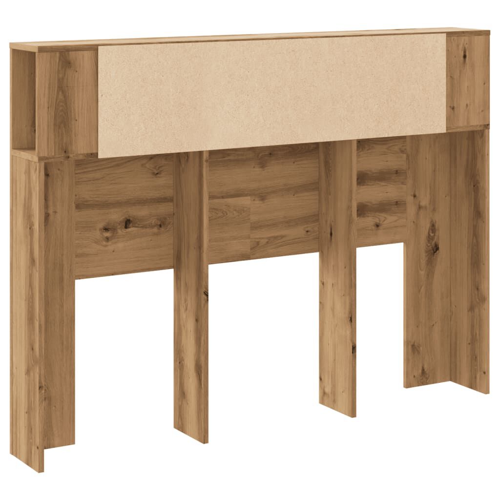 vidaXL Ντουλάπι κεφαλάρι Artisan Oak Κατασκευασμένο ξύλο