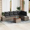vidaXL Σετ Καναπέ Κήπου 6 pcs Γκρι