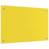 vidaXL Πίσω Πάνελ Κουζίνας 2 pcs Κίτρινο 80 x 50 cm σκληρυμένο γυαλί