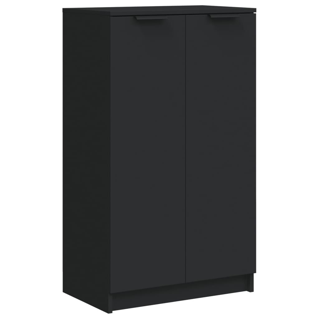vidaXL Παπουτσοθήκη Μαύρη 59 x 35 x 100 εκ. από Επεξεργασμένο Ξύλο