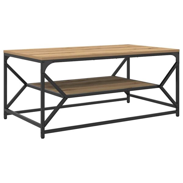 vidaXL &Tau;&rho;&alpha;&pi;&epsilon;&zeta;ά&kappa;&iota; &sigma;&alpha;&lambda;&omicron;&nu;&iota;&omicron;ύ Artisan Oak 90 x 50 x 40 cm