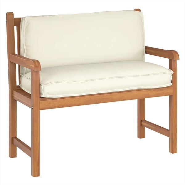 vidaXL Μαξιλάρι Κρεμ 120 x 40 x 12 cm Ύφασμα Όξφορντ