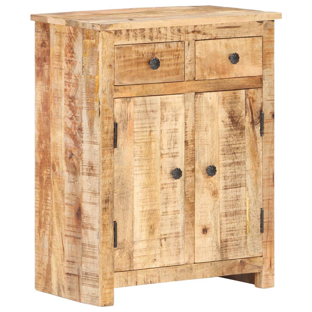 vidaXL Ντουλάπι με Συρτάρια 59x35x75 εκ. από Ακατέργαστο Ξύλο Μάνγκο
