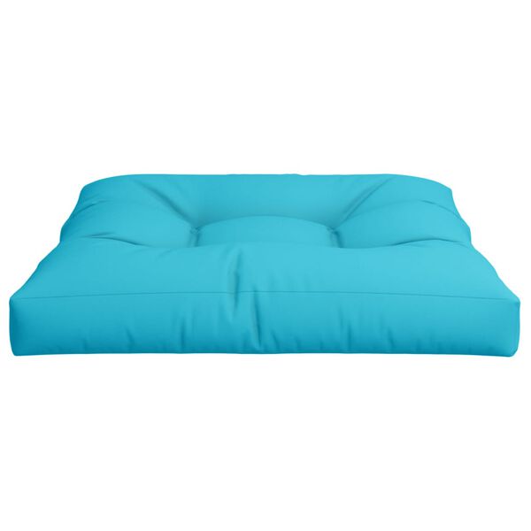 vidaXL Μαξιλάρι Παλέτας Τιρκουάζ 80 x 80 x 12 εκ. Υφασμάτινο